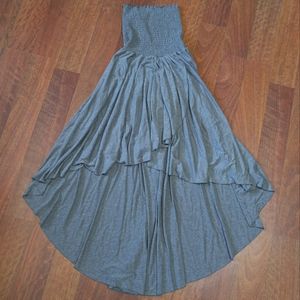 Strapless High Low Ladies Dress